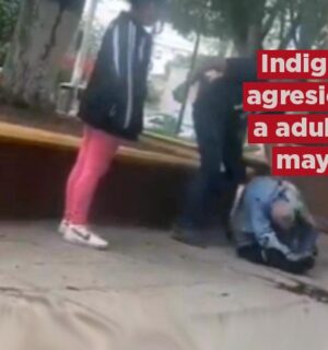 VIDEO: Indigna agresión de un hombre a un adulto mayor en Querétaro