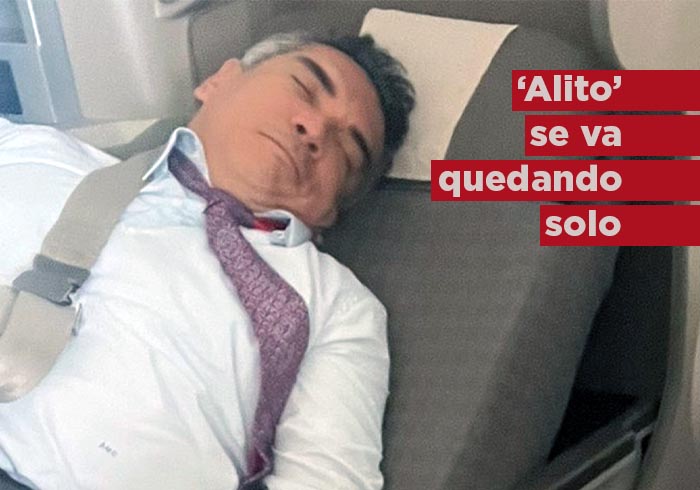 ‘Alito’ se va quedando solo