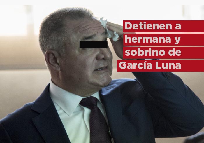 Detienen a hermana y sobrino de Genaro García Luna en Cuernavaca