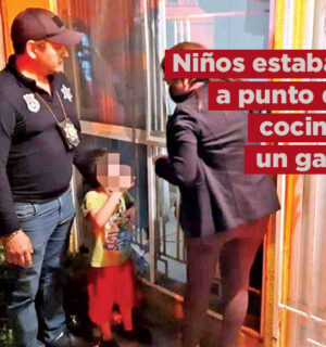 Niños estaban a punto de cocinar a un gato; llevaban cuatro días solos