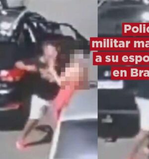 VIDEO: Policía militar mata a su esposa a plena luz del día en Brasil (IMÁGENES FUERTES)