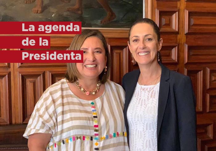 La agenda de la presidenta