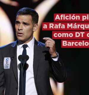 Afición de Barcelona pide a Rafa Márquez como su nuevo DT tras el desastre de Xavi