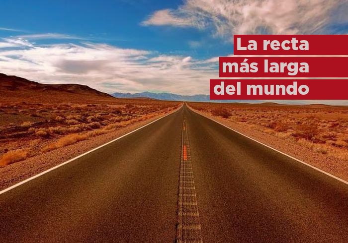 ¿Cuál es la recta más larga del mundo?