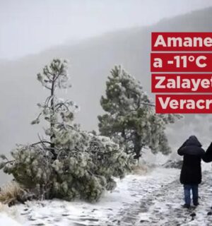 Este pueblo de Veracruz amaneció a -11 grados en la mañana más fría del invierno 2023