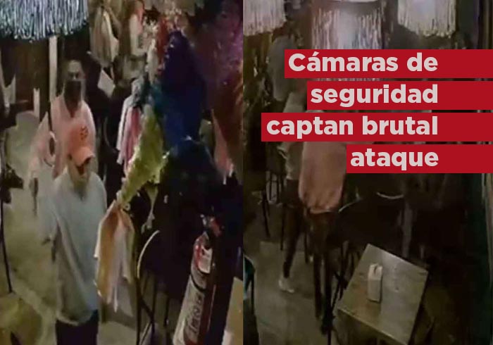 VIDEO: Cámaras de seguridad captan brutal ataque