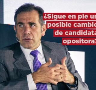 ¿Sigue en pie un posible cambio de candidata opositora?