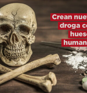 Crean NUEVA DROGA con huesos humanos