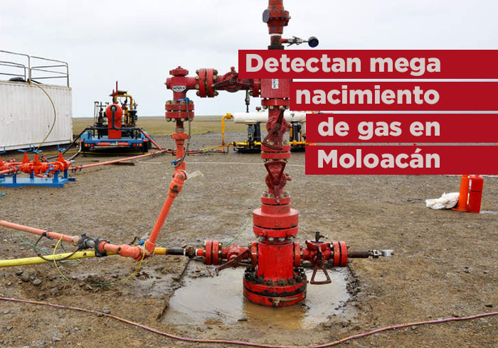 Detectan mega yacimiento de gas en Moloacán