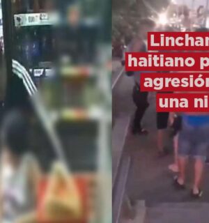 VIDEO: Haitiano acosa a niña en tienda y lo linchan