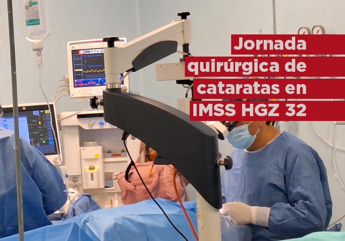 Realiza IMSS Veracruz Sur 1ª Jornada Quirúrgica de Cataratas