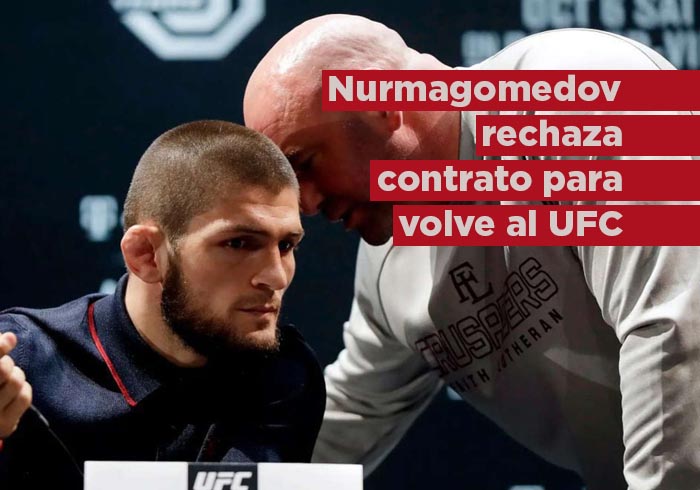 Khabib Nurmagomedov rechaza el contrato más alto de la historia de UFC