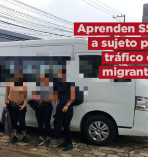 Aprehende SSP a un sujeto por tráfico de migrantes en Ixhuatlán del Sureste