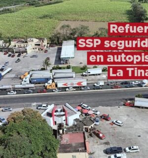 Refuerza SSP la seguridad en autopista Tinaja-Cosamaloapan