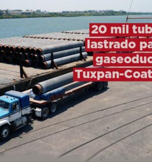 Habilitan más de 20 mil tubos lastrados para el gasoducto Tuxpan-Coatzacoalcos: Puerta al Sureste