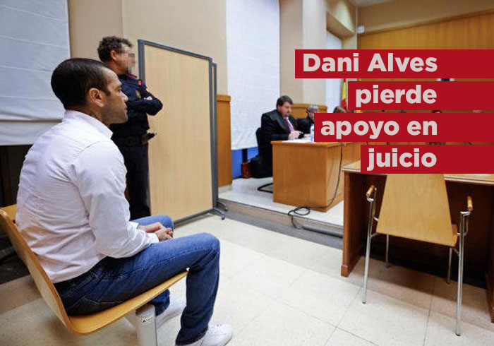 Dani Alves recibe un nuevo revés y pierde apoyo en medio de juicio