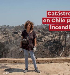 El epicentro de la catástrofe en Chile