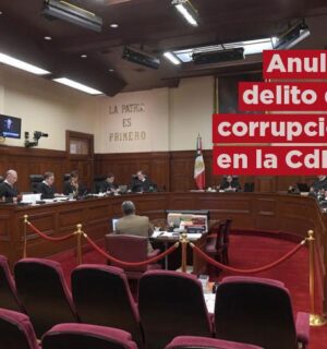 Suprema Corte anula el delito de “corrupción” del Código de la CdMx