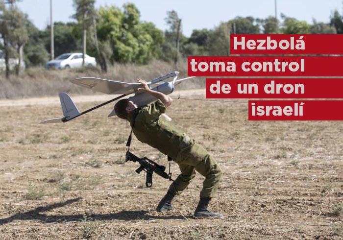 Hezbolá: «tomamos control de dron israelí Skylark en buen estado»