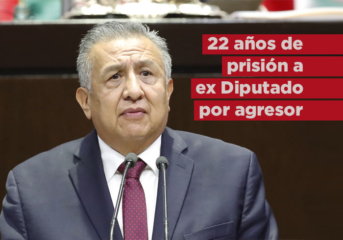 Dictan 22 años de prisión al exdiputado Saúl Huerta