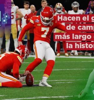 VIDEO: Harrison Butker hace el gol de campo más largo en la historia del Super Bowl