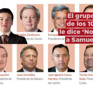 El grupo de los 10 le dice “No” a Samuel