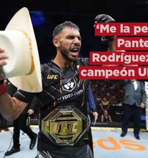 ‘me la pel…’: Pantera Rodríguez arremete contra el nuevo campeón de UFC