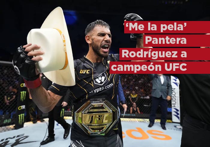 ‘me la pel…’: Pantera Rodríguez arremete contra el nuevo campeón de UFC