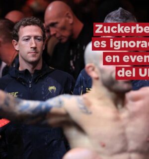 Mark Zuckerberg es ignorado por todos en evento de la UFC