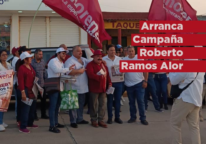 Arranca campaña Roberto Ramos Alor