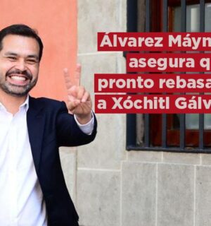 Álvarez Máynez asegura que pronto rebasará en preferencias a Xóchitl Gálvez