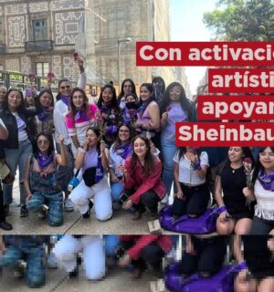 Jóvenes muestran su apoyo a Sheinbaum