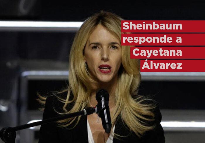 Sheinbaum se va contra Cayetana Álvarez de Toledo