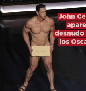 VIDEO: ¡Apareció sin ropa! John Cena en los Premios Óscar 2024