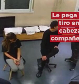 VIDEO: Le da un tiro en la cabeza a su compañero