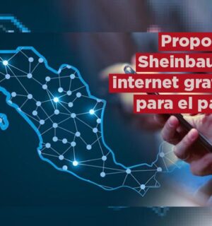 Claudia Sheinbaum propone internet gratis