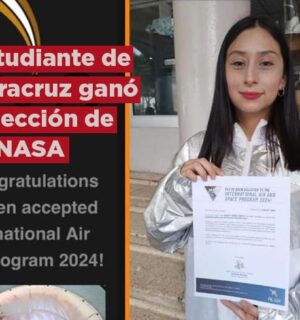 Estudiante de Veracruz ganó selección de la NASA