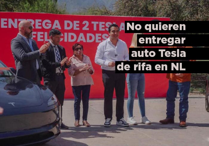 Gana un auto Tesla, pero no se lo entregan