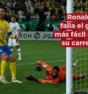 VIDEO: Cristiano Ronaldo falla el gol más fácil de su carrera