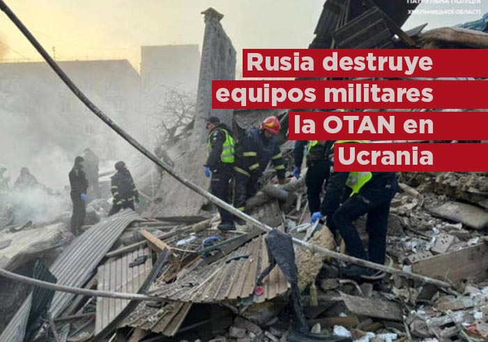 Rusia destruye equipos de la OTAN en fábricas militares ucranianas