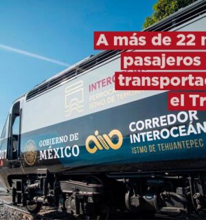 A 2 meses de operaciones Tren Interoceánico ha transportado a más de 22 mil pasajeros: SEMAR