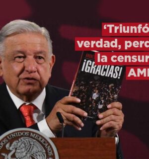 “Triunfó la libertad, perdió la censura”: AMLO sobre su libro ‘Gracias’