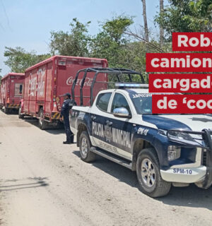 Robaron camiones cargados de «Coca»