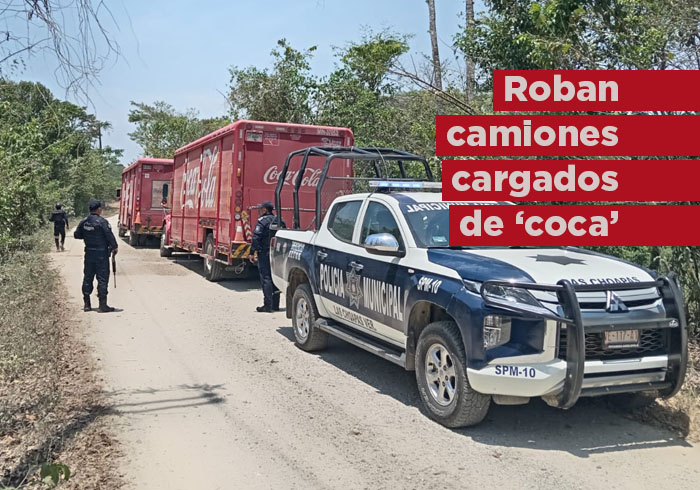 Robaron camiones cargados de «Coca»