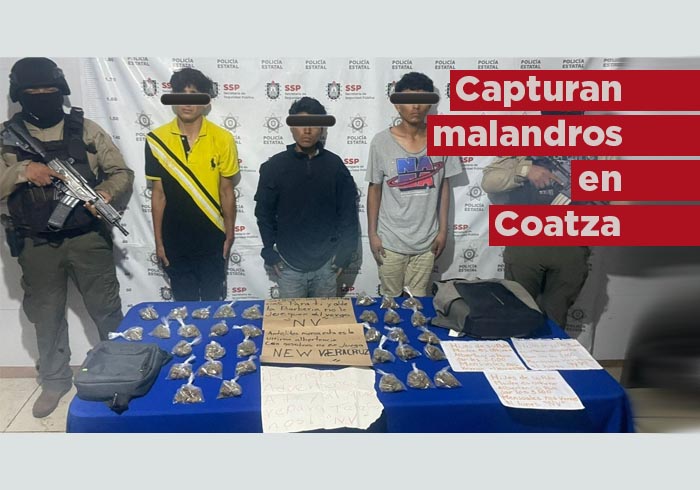 Capturan a extorsionadores en Coatzacoalcos