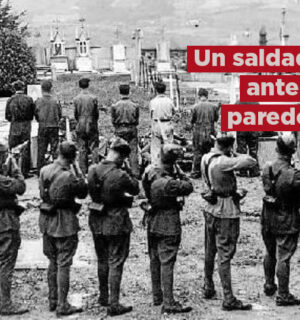 Un soldado ante el paredón