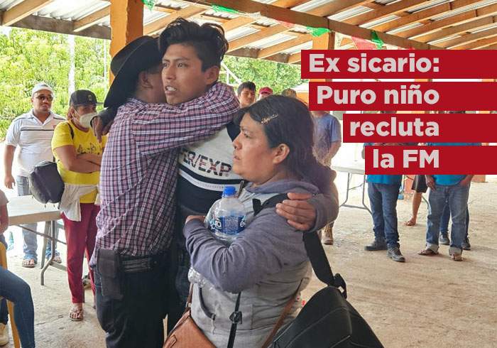 Ex sicario: ‘‘hartos niños son reclutados por ‘La familia michoacana’’’