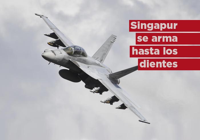 Singapur se arma hasta los dientes con 100 cazas y 3.800 tanques