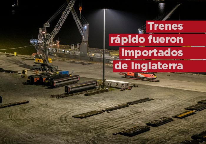 Trenes rápidos fueron importados desde Inglaterra