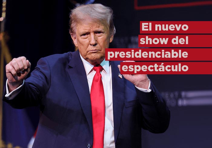 El nuevo show del presidenciable espectáculo